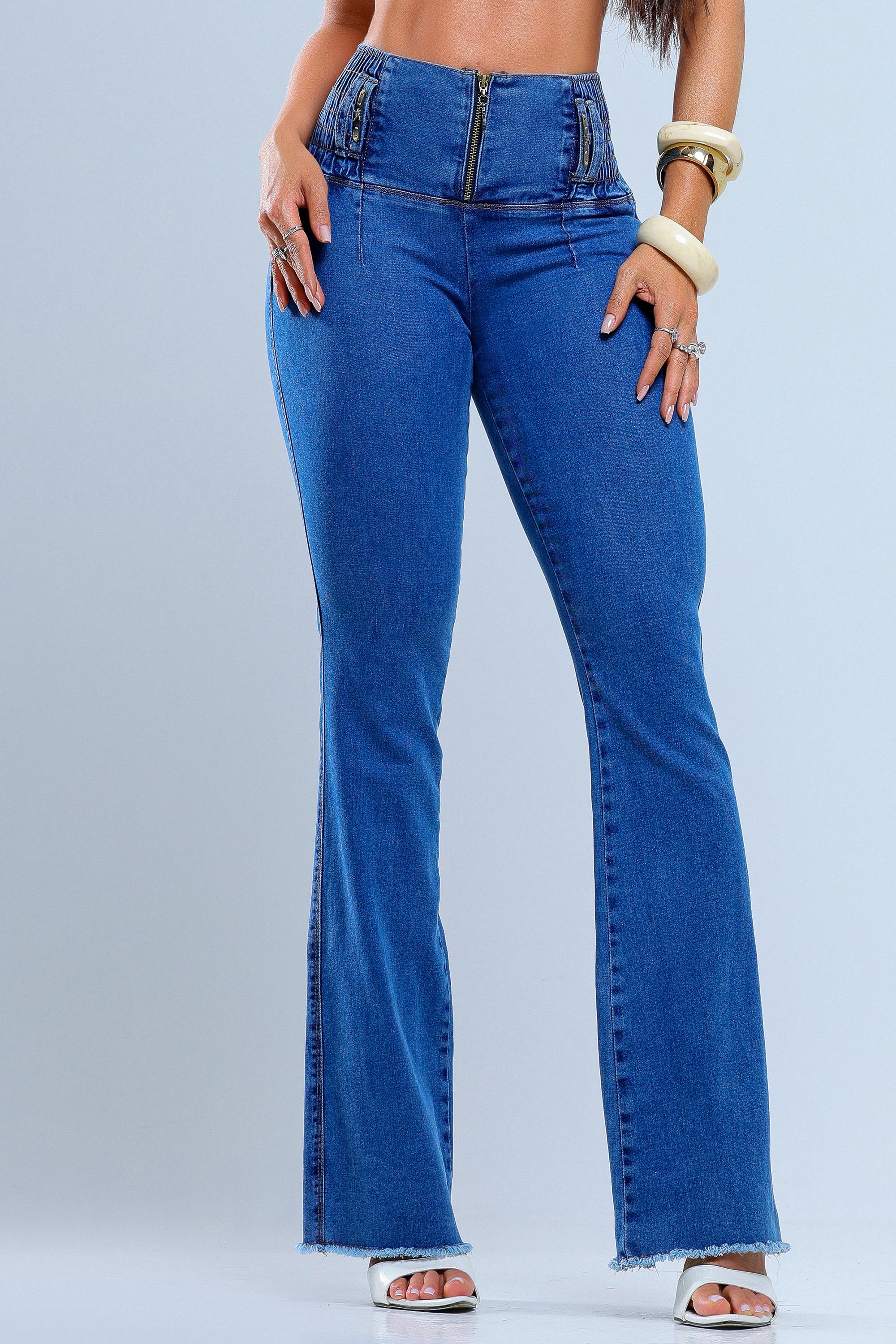 Calça Flare Jeans Cós Largo | Rhero