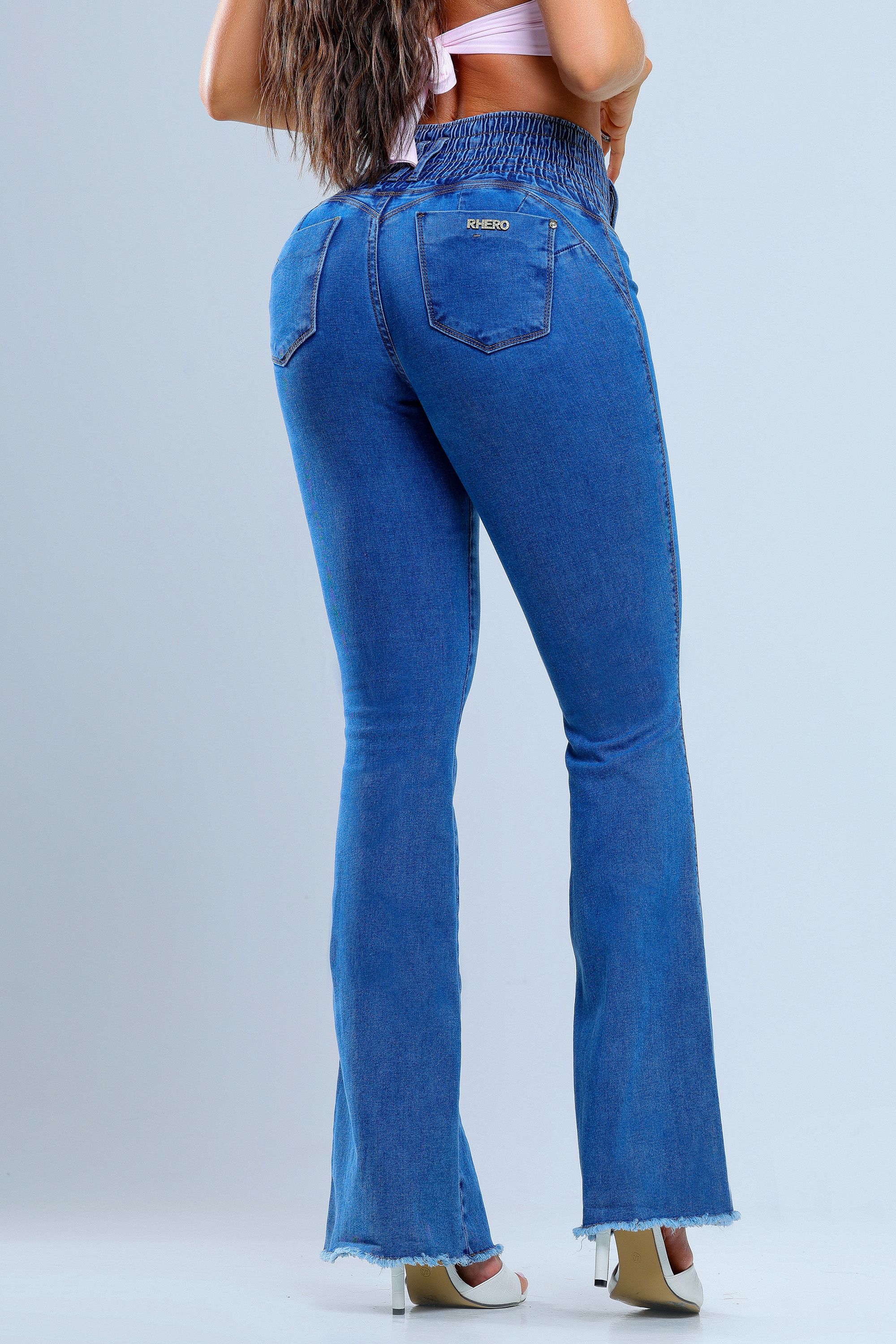 Calça Flare Jeans Cós Largo | Rhero